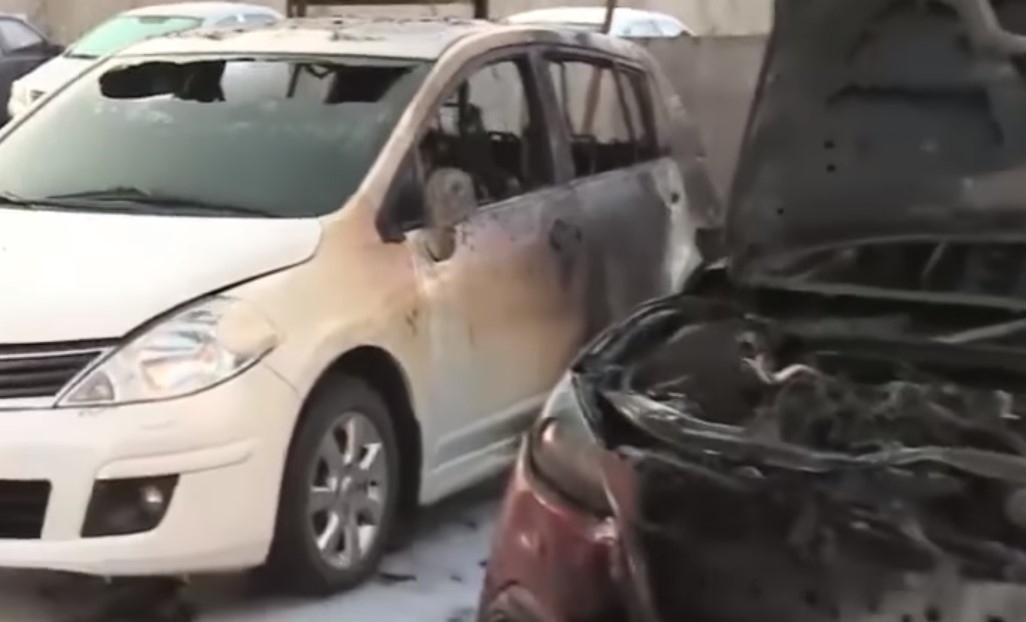 В Киеве за ночь сгорели пять авто