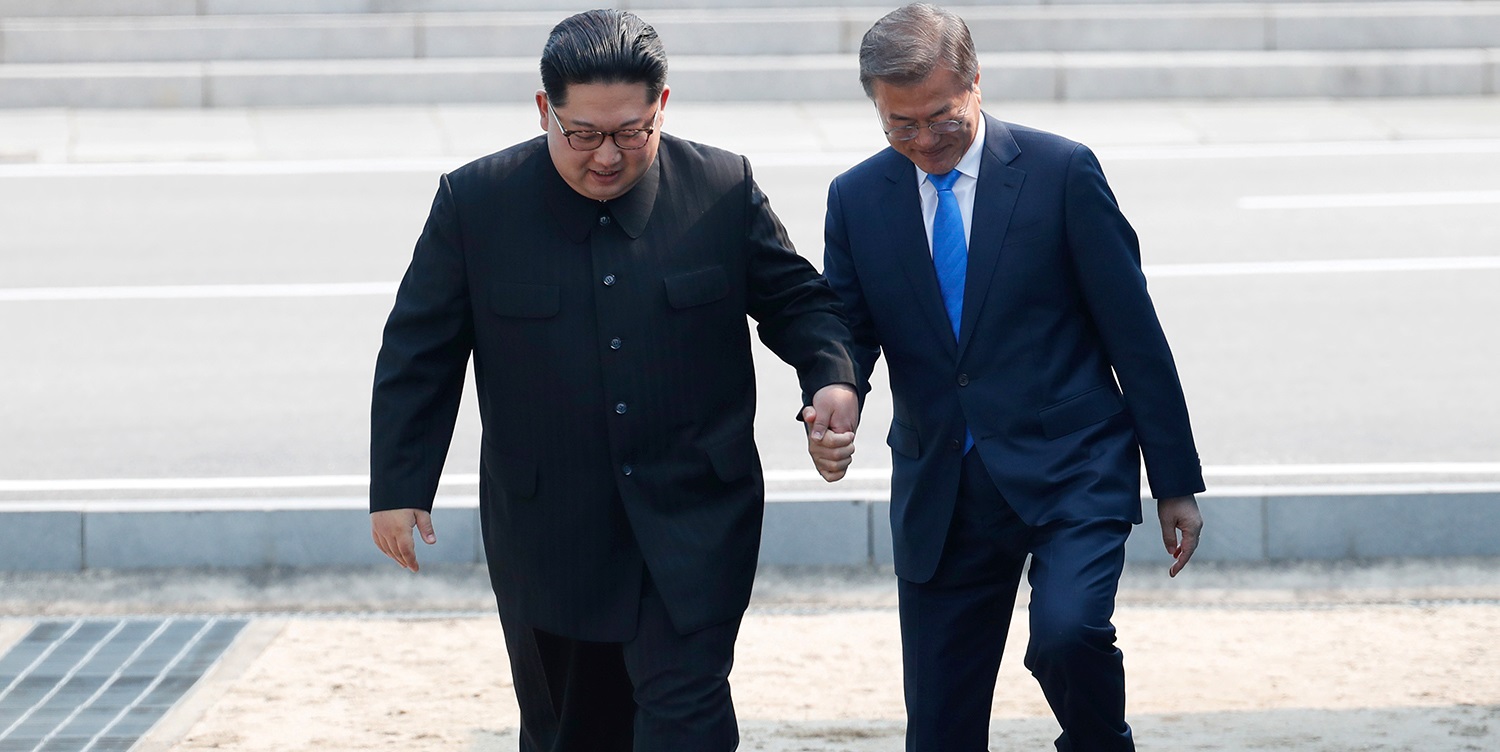 Фото: Ким Чен Ын встретился с президентом Южной Кореи