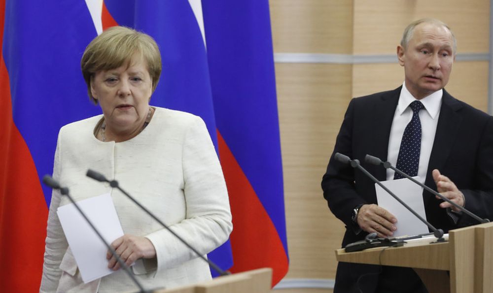 Путин и Меркель высказались по поводу ареста Вышинского