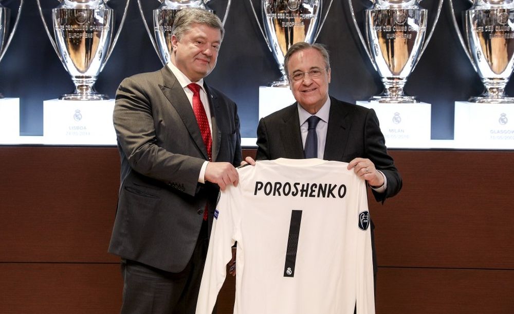 Порошенко встретился с президентом «Реала»