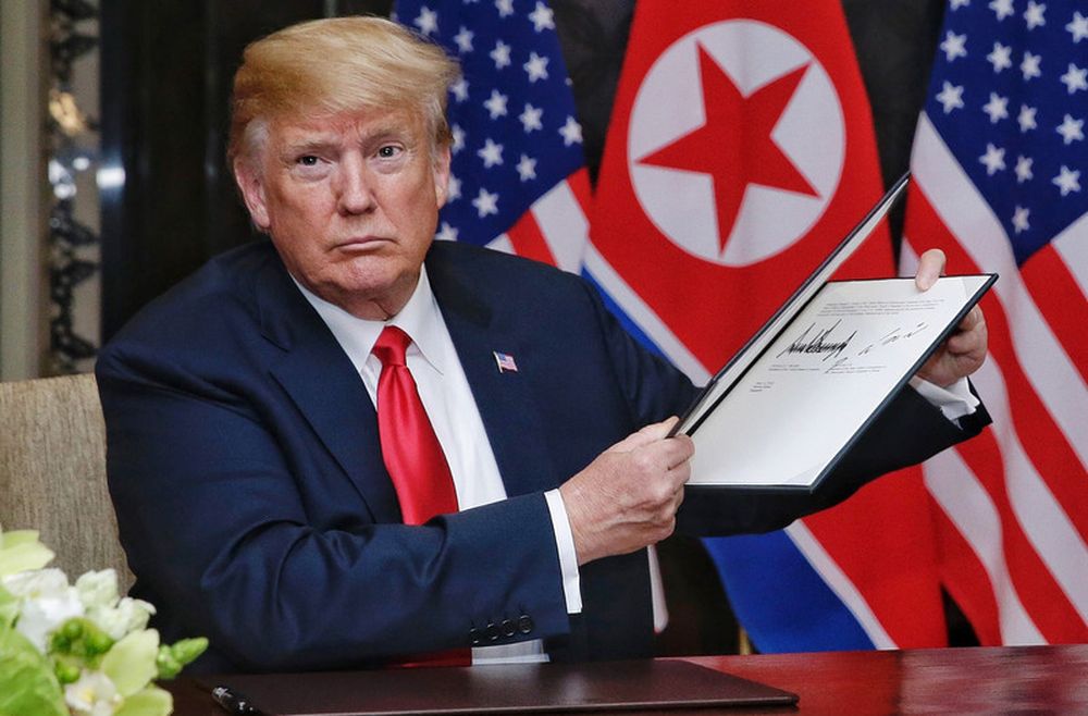 Трамп прокомментировал итоги встречи с Ким Чен Ыном