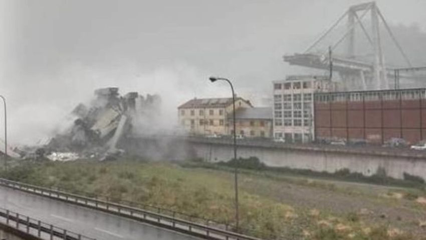 При обрушении моста в Генуе погибли десятки человек – СМИ