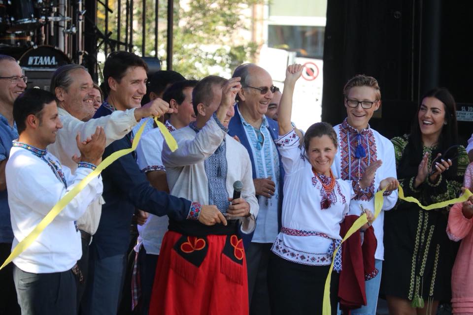 Трюдо посетил украинский фестиваль в Торонто 