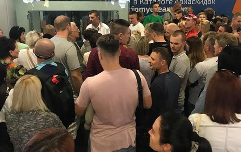 В аэропорту Борисполь не могут вылететь 300 пассажиров