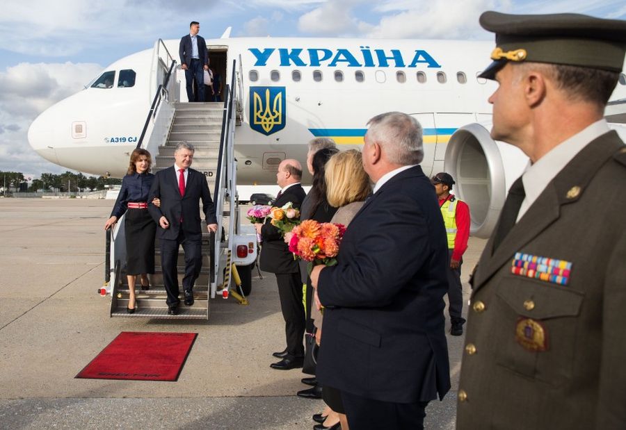Перелет делегации Порошенко в Нью-Йорк обошелся в 5 млн гривен
