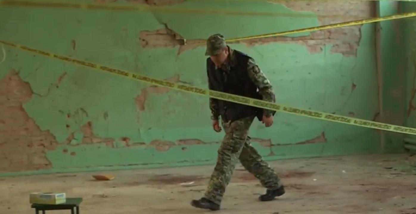Опубликовано видео осмотра места происшествия в керченском колледже