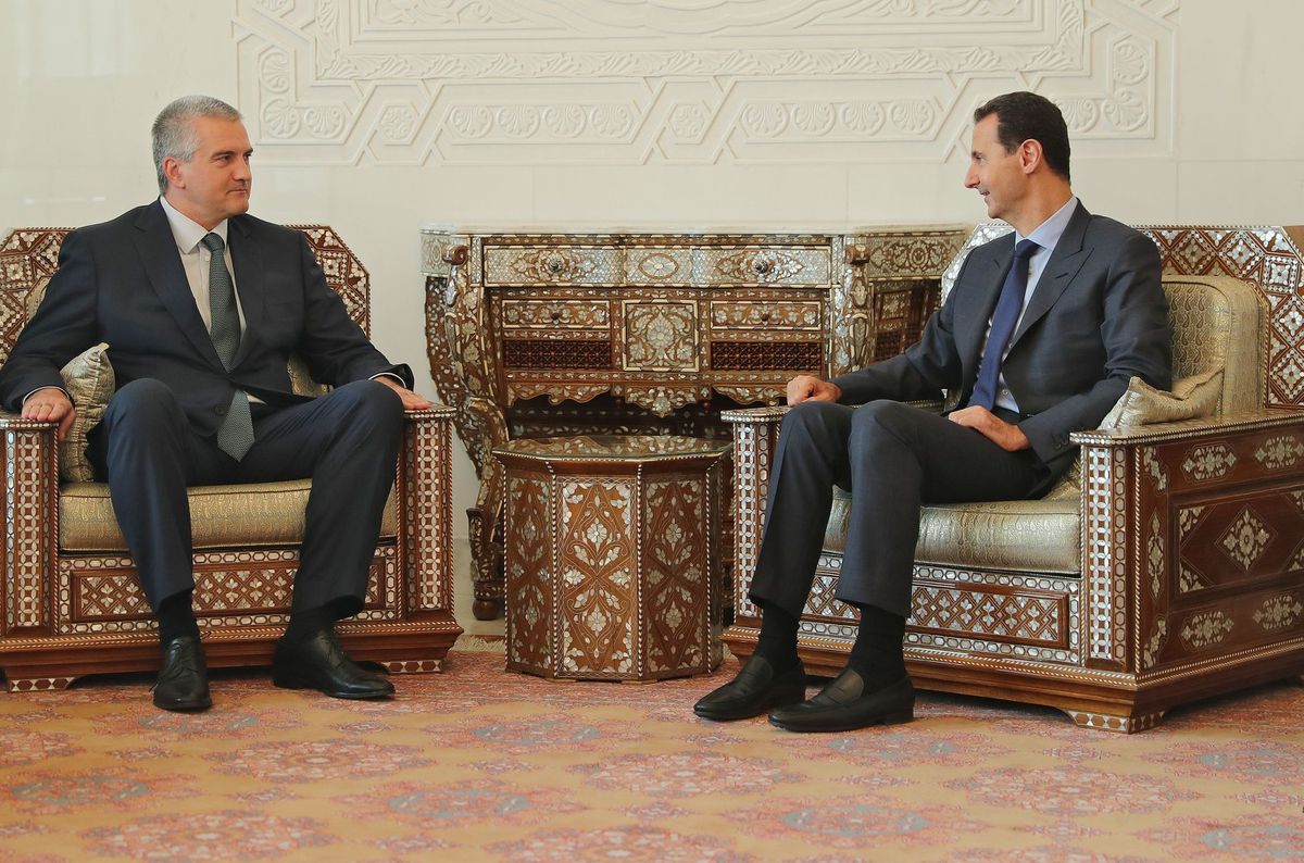 Аксенов встретился с Асадом в Сирии
