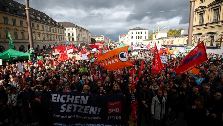 В Мюнхене прошла массовая демонстрация против расизма