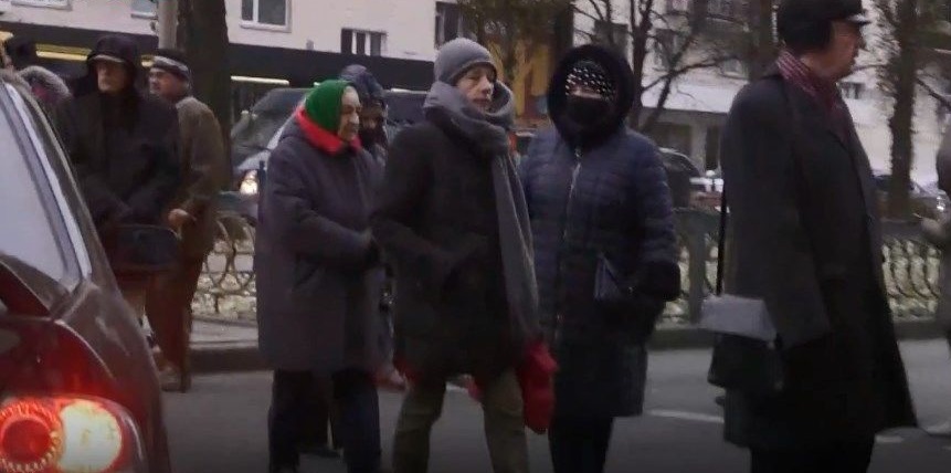 В Киеве протестовали из-за отсутствия отопления