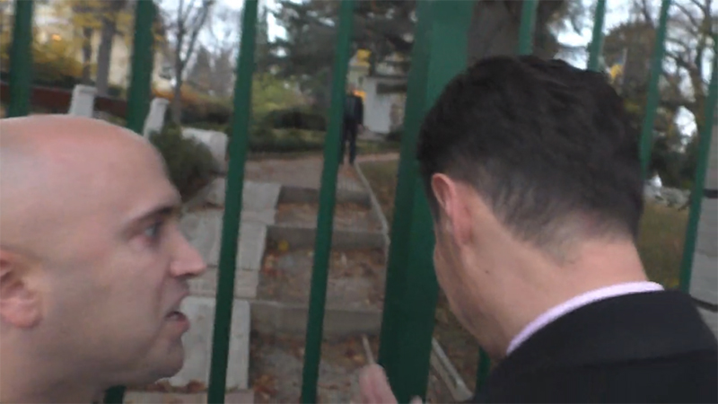 Грэм Филлипс опубликовал видео конфликта с украинским послом