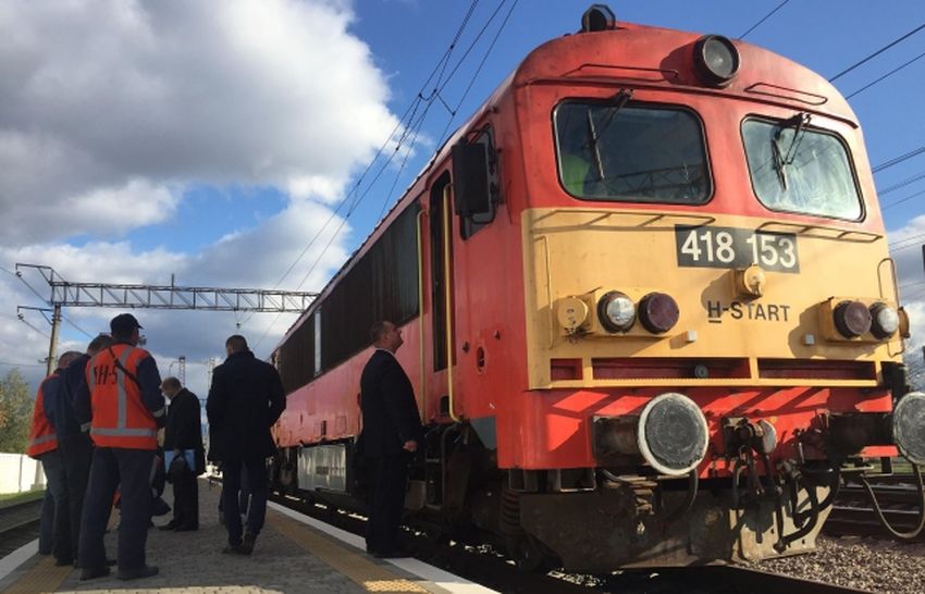 В Украину по евроколее прибыл первый поезд из Венгрии