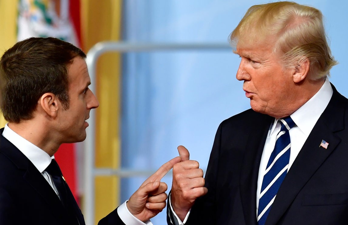 Трамп напомнил Макрону о поражениях Франции в мировых войнах
