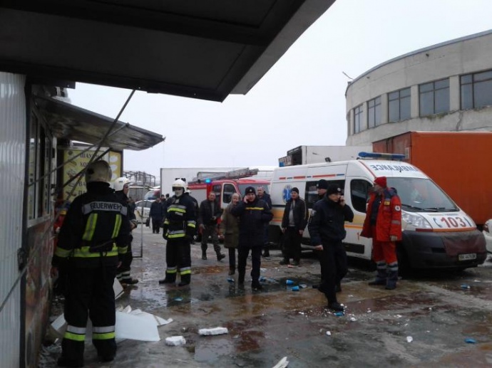 В киоске с шаурмой в Ровно взорвался газовый баллон