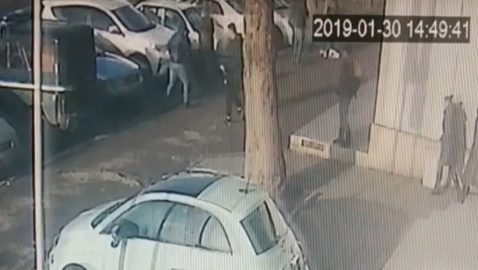 Опубликовано видео расстрела семейной пары в Николаеве