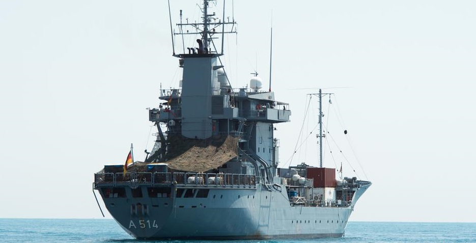 Немецкий военный корабль войдет в Черное море