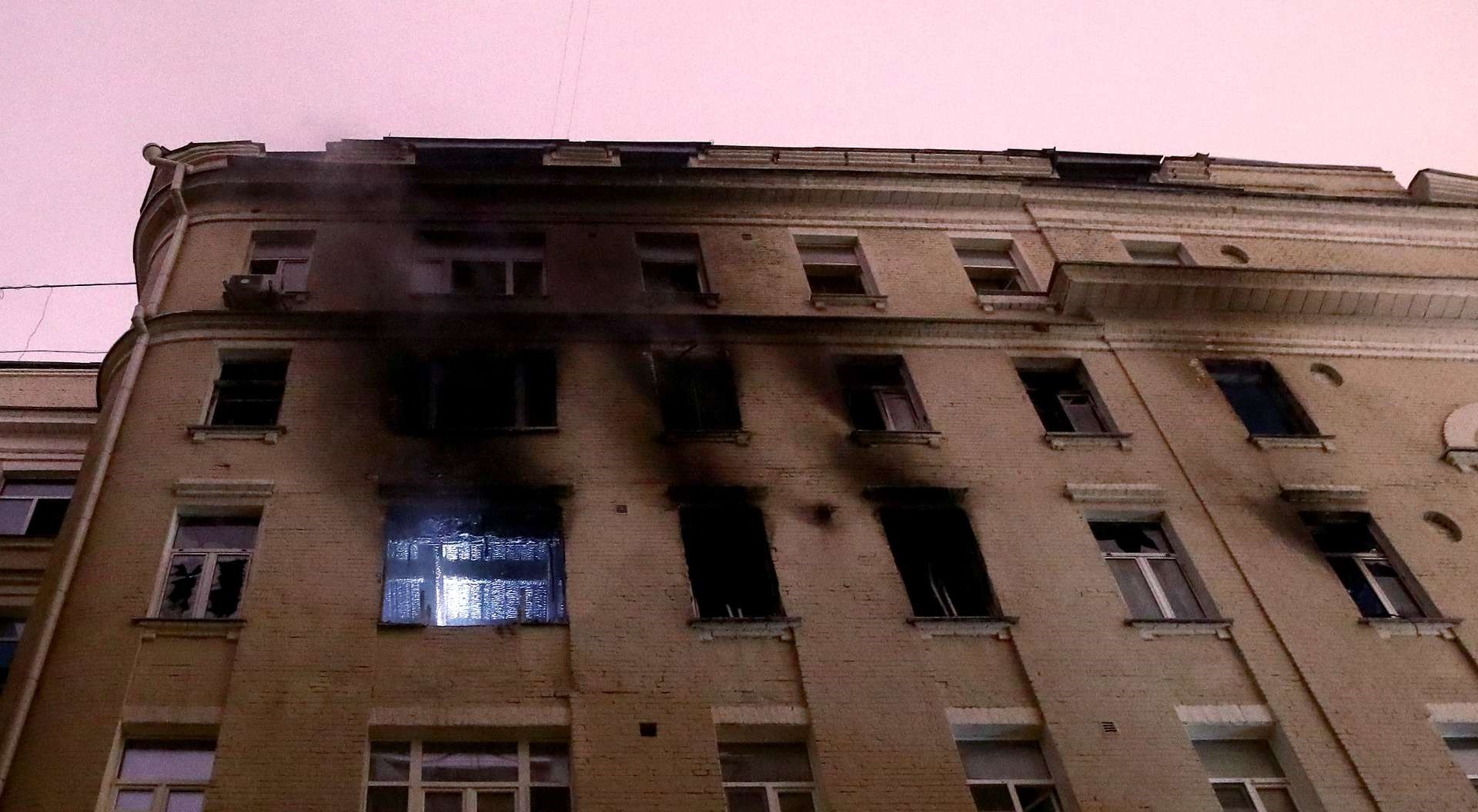 В центре Москвы произошел пожар, 4 погибших