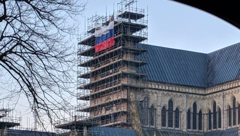 На соборе в Солсбери заметили российский флаг