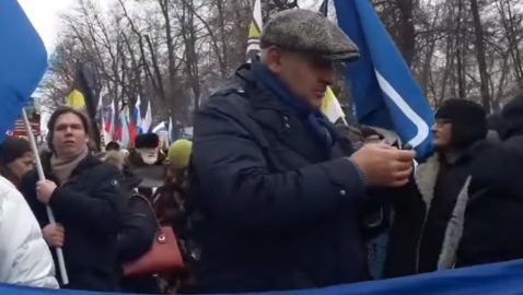 Фейгин сбежал от вопросов про Шария на марше в память Немцова