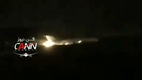 Опубликовано видео аварийной посадки самолета в аэропорту Тегерана