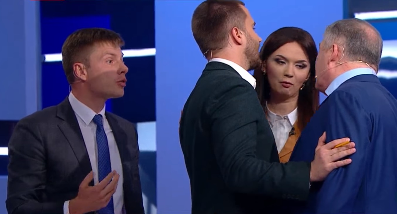 «Губошлеп ты мой»: Гончаренко и Червоненко устроили перепалку в телеэфире