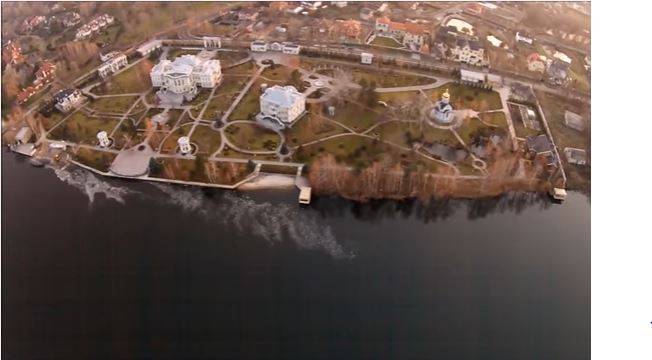 Видео: Съемка имения Порошенко с высоты