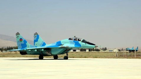 Азербайджанский МиГ-29 упал в Каспийское море