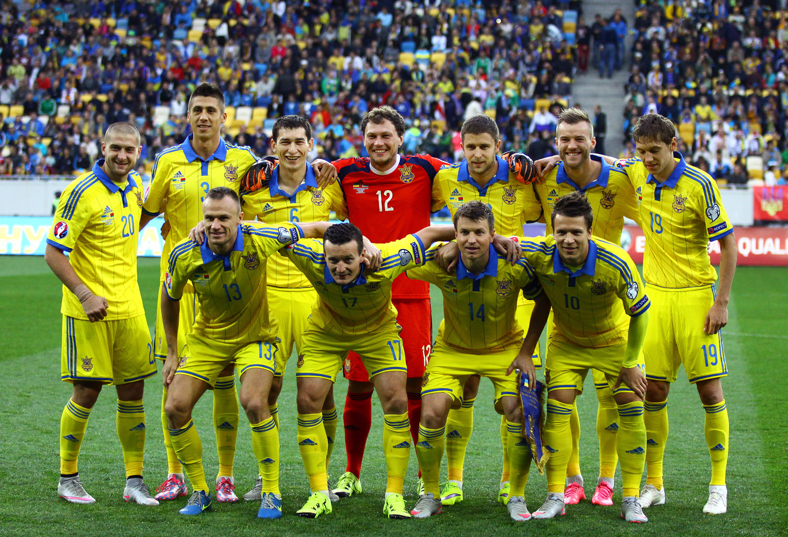 Сборная Украины опустилась в рейтинге ФИФА