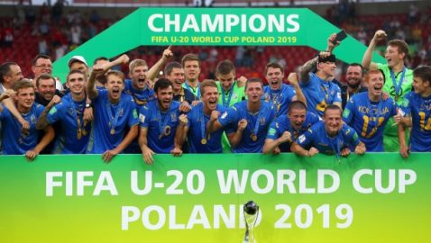 Футболистам сборной Украины U-20 дали по 18 тысяч гривен за победу на ЧМ