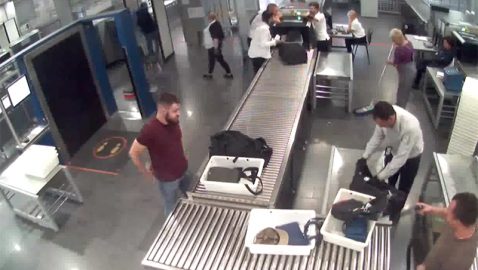 Опубликовано видео побега наркоторговца в «Борисполе»