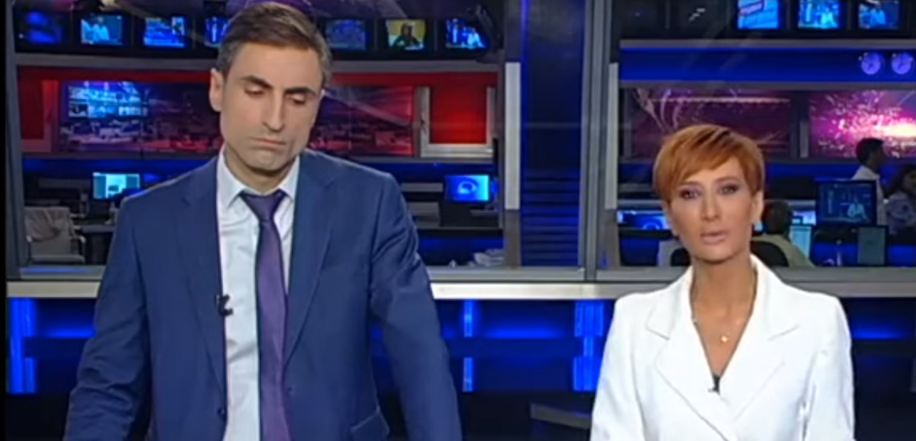 Журналисты грузинского канала устроили демарш из-за увольнения коллег