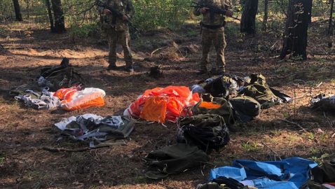 ГПСУ не дала российским парашютам пробраться в Украину