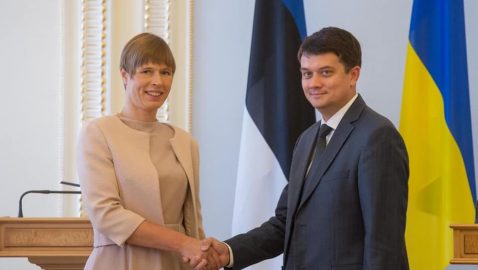 Разумков обсудил с главой Эстонии реформы в Украине