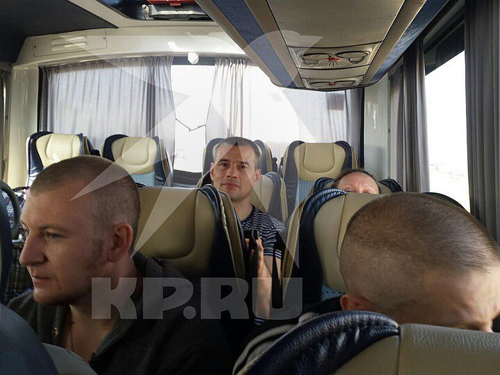 Журналист: в «Борисполь» привезли участников обмена с РФ