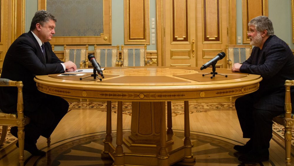 Коломойский советует Порошенко «очень осторожно» говорить об 1+1