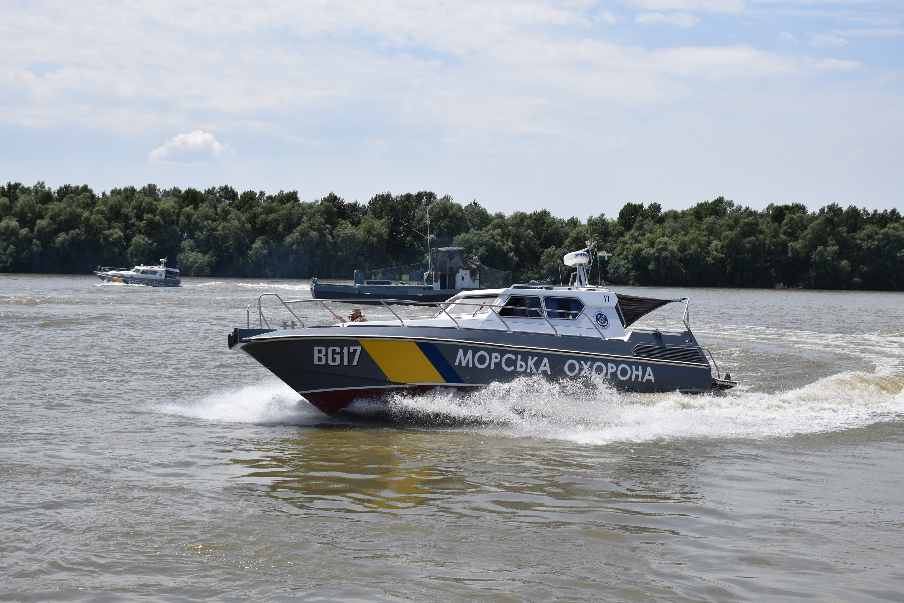 ГПСУ начала развертывание отряда морской охраны на Дунае
