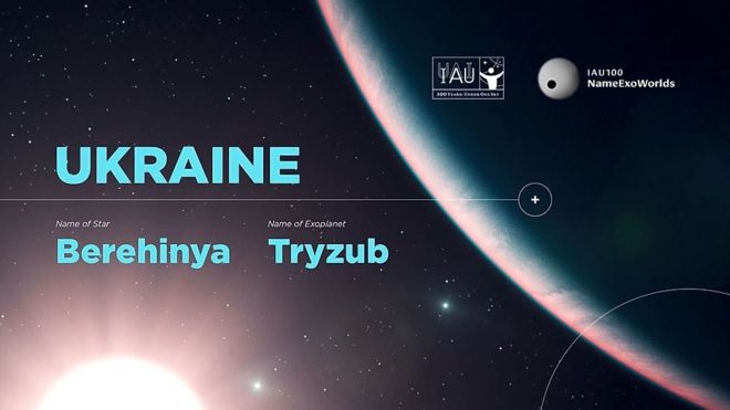 Украинцы выбрали названия далекой звезде и экзопланете