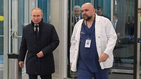 У главврача, который пожал руку Путину, обнаружили коронавирус
