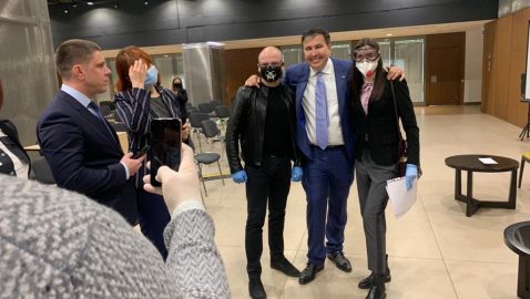 Саакашвили оценил встречу с депутатами из «Слуги народа»