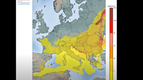 Институт ядерной безопасности Франции смоделировал влияние чернобыльских пожаров на Украину и Европу