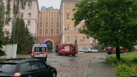 В Александровской больнице, где лечат от COVID-19, произошёл пожар