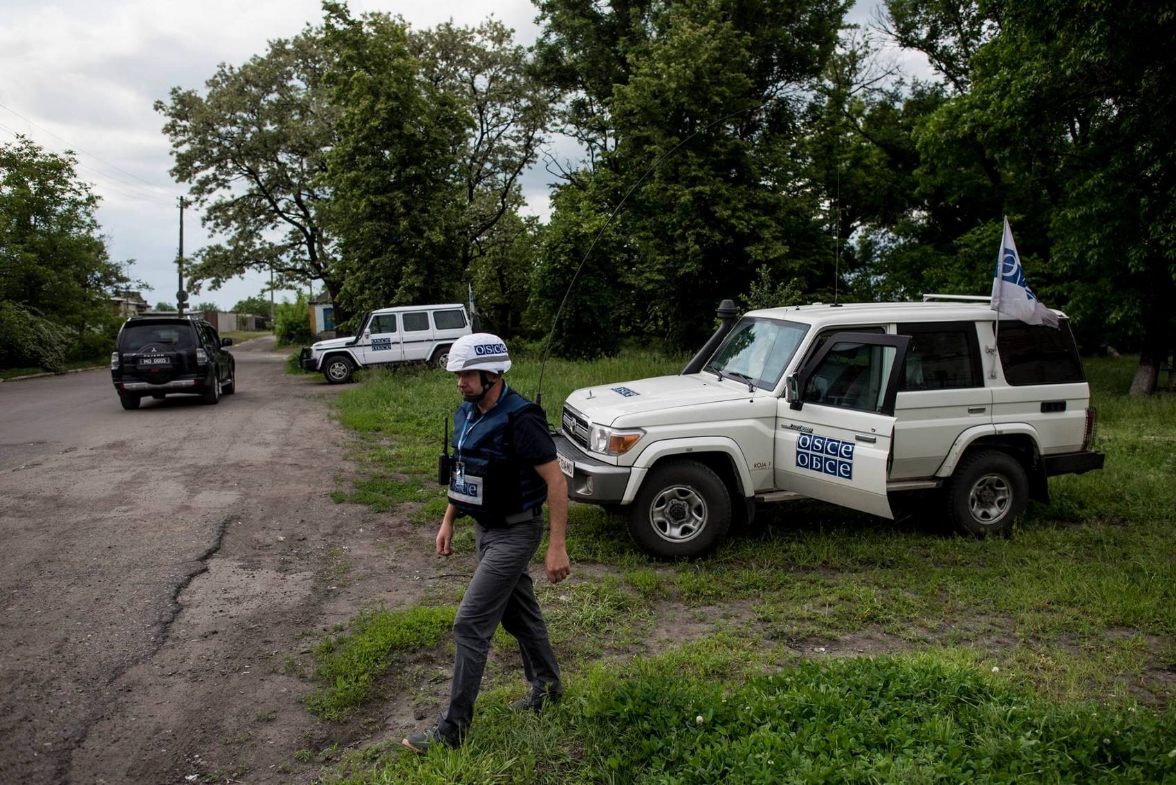 Миссия ОБСЕ попала под обстрел на блокпосту «ЛНР»