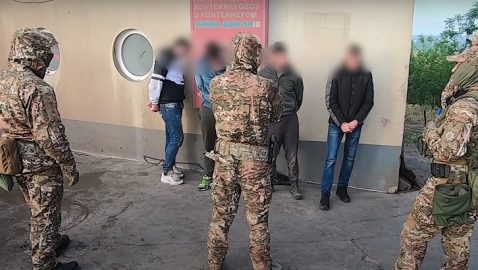 Полиция показала видео с задержанием банды балканских киллеров в Одессе