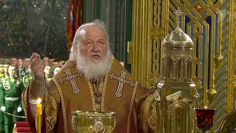 Патриарх Кирилл прочитал «антикоронавирусную» молитву в храме Вооруженных сил РФ