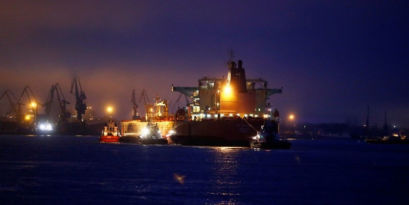 В Литву прибыл первый танкер с американской нефтью для Беларуси