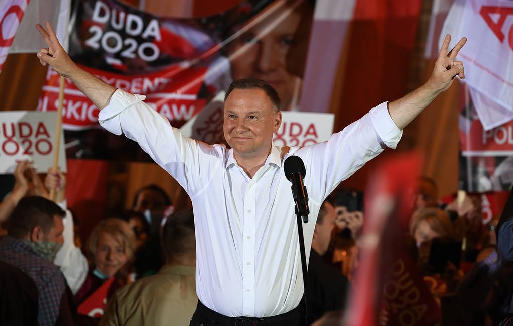 Дуда победил на президентских выборах в Польше
