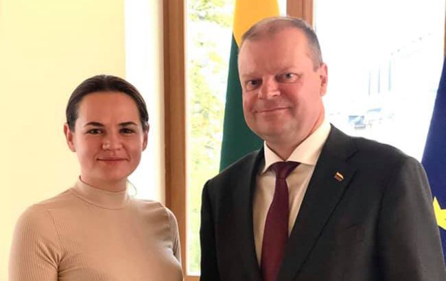 Тихановская встретилась с премьером Литвы