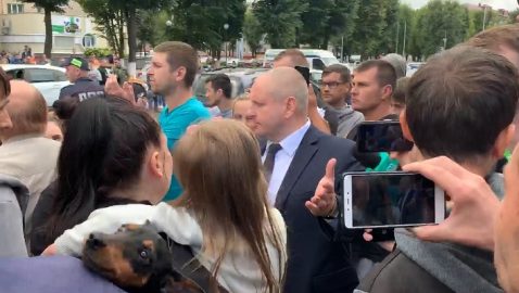 Сотрудники БелАЗа вышли на акцию протеста