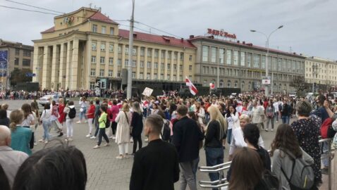 В Минске проходит женский марш солидарности