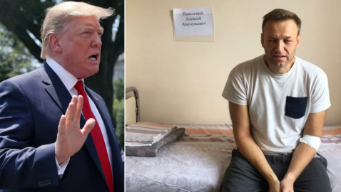 Трамп отреагировал на отравление Навального