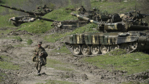 Армения обнародовала видео танковых сражений с Азербайджаном